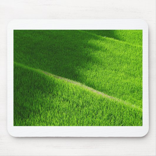 棚田の田んぼ日本 マウスパッド (正面)