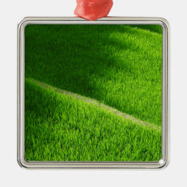 棚田の田んぼ日本 メタルオーナメント