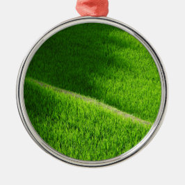 棚田の田んぼ日本 メタルオーナメント