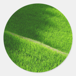 棚田の田んぼ日本 ラウンドシール