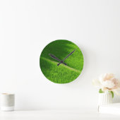 棚田の田んぼ日本 ラウンド壁時計 (ホーム)