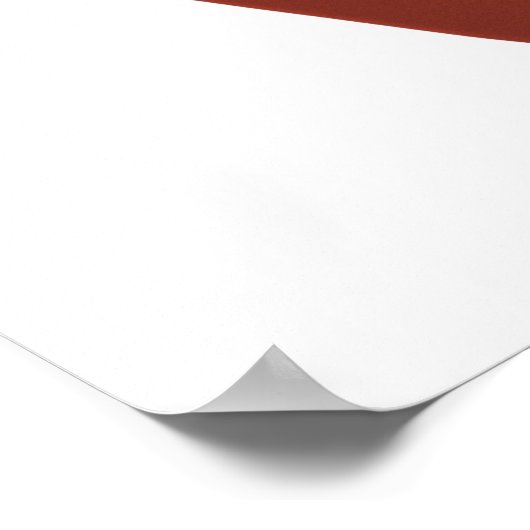 棚田プランターの赤いケシ ポスター (角)