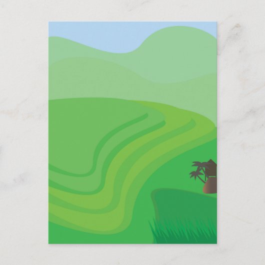 棚田 シーズンポストカード (正面)