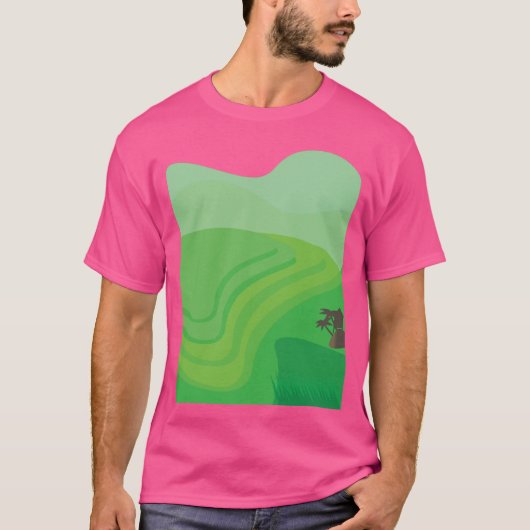 棚田 Tシャツ (正面)