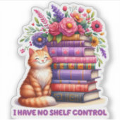 棚管理子猫なし シール (正面)