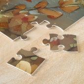 森あまんた朝の紅葉 ジグソーパズル (側面)