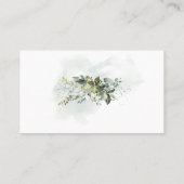 森おむつラッフルチケットベビーシャワーカード プレイスカード (裏面)