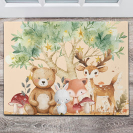 森お洒落の動物 ドアマット