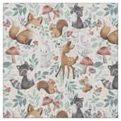 森お洒落の森の友だち ファブリック (クローズアップ)