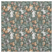 森お洒落の森の友だち ファブリック (見本)