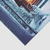 森お洒落の素朴小さな丸太小屋 薄葉紙 (詳細)