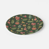 森お洒落の花 ペーパープレート (アングル)