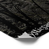 森お洒落の芸術で魔法のボールを持つ妖精 ポスター (角)