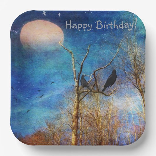 森お洒落の風景 ペーパープレート (正面)