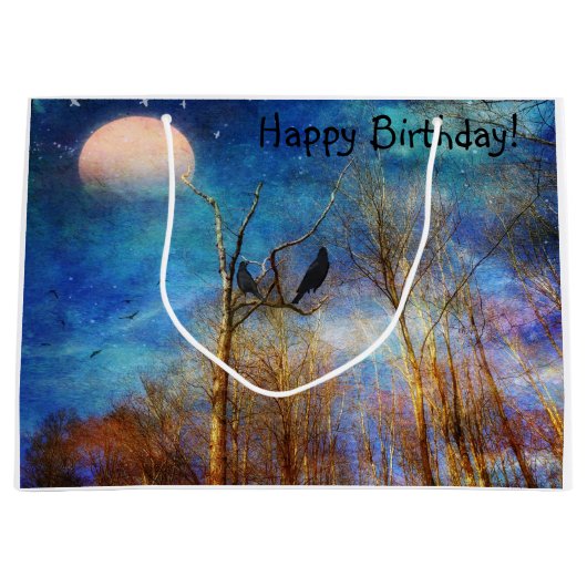 森お洒落の風景 ラージペーパーバッグ (正面)