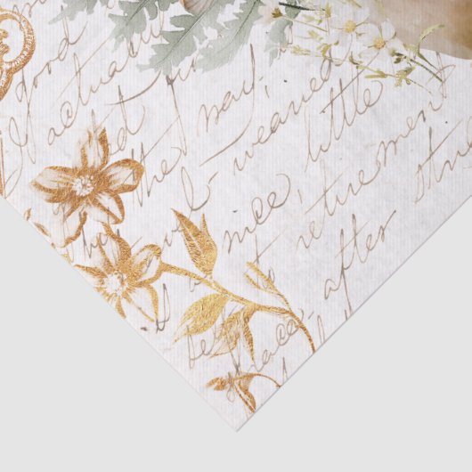 森お洒落キノコのヴィンテージ文字の切り離し 薄葉紙 (詳細)