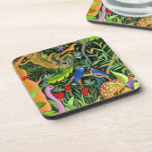 森お洒落動物の芸術 コースター (左側)