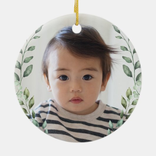 森お洒落動物ベビー第1回クリスマス セラミックオーナメント (裏面)