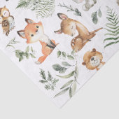 森お洒落林の動物が緑をセージ 薄葉紙 (詳細)