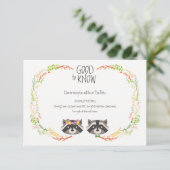 森お洒落結婚の素朴囲い エンクロージャーカード (スタンド正面)