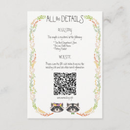 森お洒落結婚の素朴囲い エンクロージャーカード