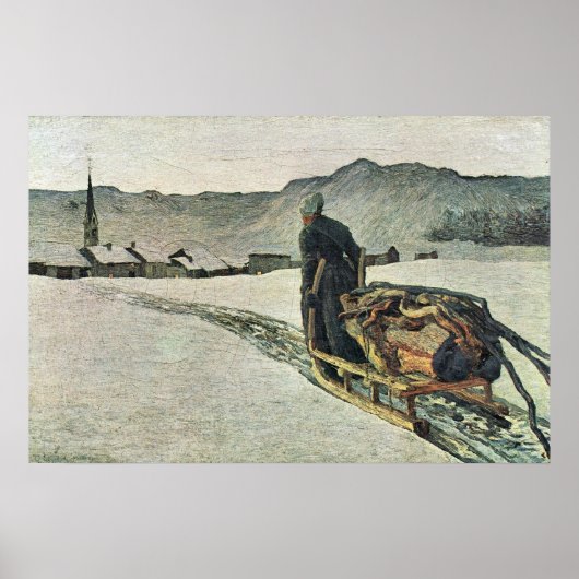 森からジョバンニ・セガンティーニが戻る ポスター (正面)