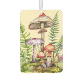 森かわいらしマッシュルームシダ カーエアーフレッシュナー (裏面)