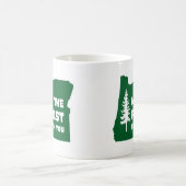 森がオレゴン州に行き着いたら コーヒーマグカップ (中央)