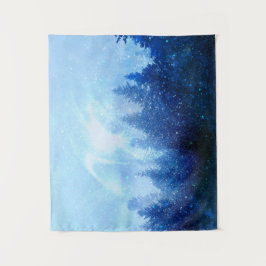 森が霧の中から目覚める タペストリー