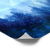 森が霧の中から目覚める ポスター (角)