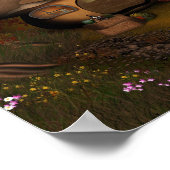 森きのこハウスのポスター ポスター (角)