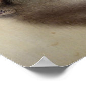 森そせんサルの花さくらんぼ ポスター (角)