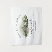 森でのキャンピングバチェロレッテウィークエンド タペストリー (正面)