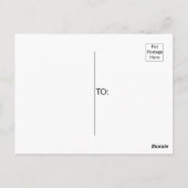 森で休むオオカミのつがい ワイルドライフ ポストカード (裏面)