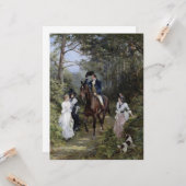 森で会う（Heywood Hardy著） カード (正面/裏面インサイチュ)