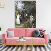 森で会う（Heywood Hardy著） キャンバスプリント (インサイチュ (リビング))