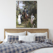 森で会う（Heywood Hardy著） キャンバスプリント (インサイチュ (寝室))