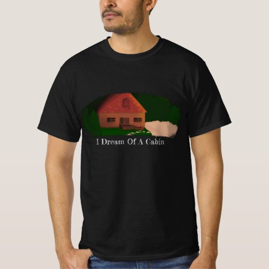 "森で暮らす夢" Tシャツ (正面)