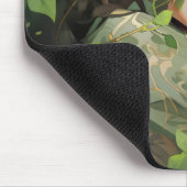 森で眠る女の子アニメ マウスパッド (コーナー)