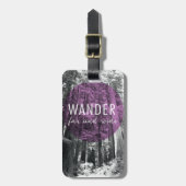 森で|は引用文あまねくさまよいます ラゲッジタグ (正面縦)