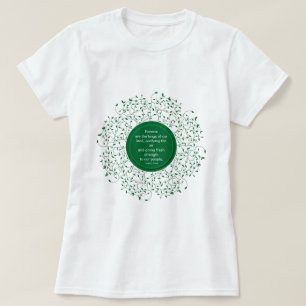 森と地球の肺フレンドリー Tシャツ
