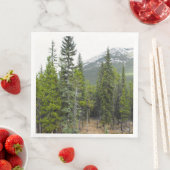 森と山のシーンナプキン (インサイチュ)