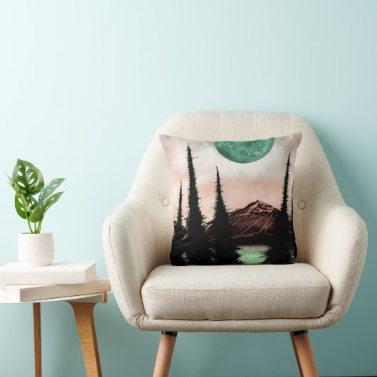 森と山 クッション (椅子)