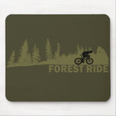 森に乗る マウスパッド (正面)