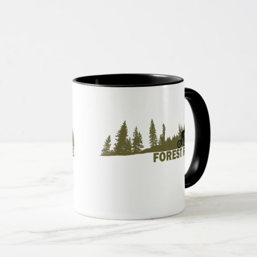 森に乗る マグカップ (正面右)