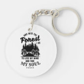 森に入る キーホルダー (裏面)