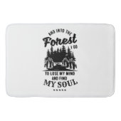 森に入る バスマット (正面)