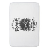 森に入る バスマット (正面縦)