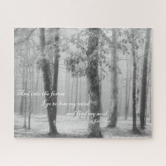 森に入るI行く – 16x20 - 520個 ジグソーパズル (横)