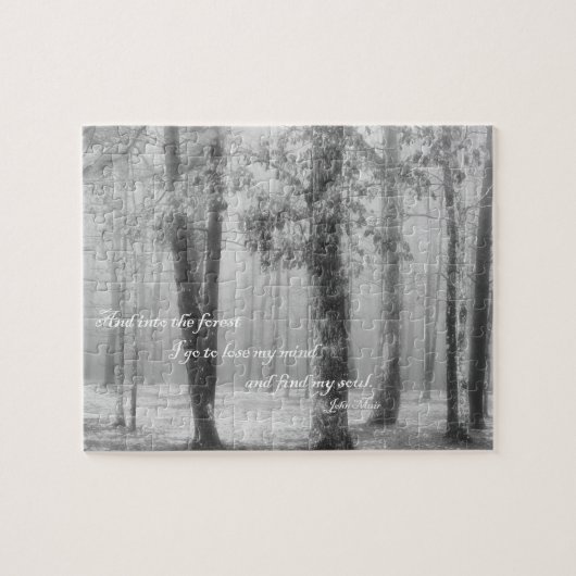 森に入るI行く – 8x10 - 110個 ジグソーパズル (横)